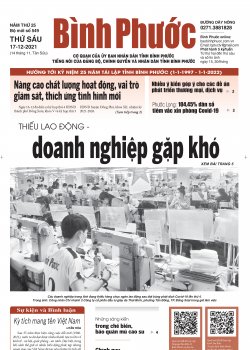 Báo in số 549 Thứ Sáu 17-12-2021 