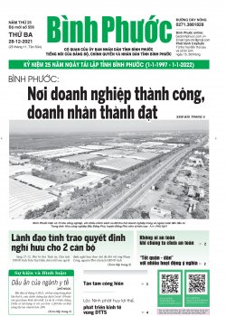 Báo in số 556 Thứ Ba 28-12-2021