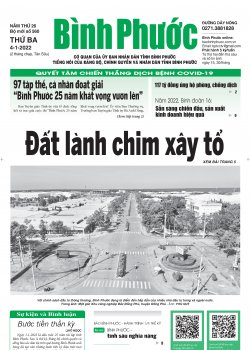 Báo in số 560 Thứ Ba 04-1-2022