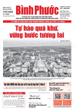 Báo in số 562 Thứ Năm 06-1-2022 