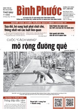 Báo in số 563 Thứ Sáu 07-1-2022 