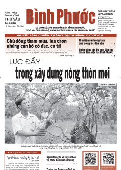 Báo in số 568 Thứ Sáu 14-1-2022 