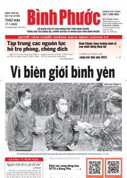 Báo in số 569 Thứ Hai 17-1-2022 