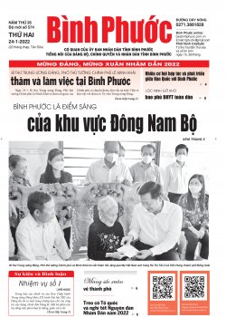 Báo in số 574 Thứ Hai 24-1-2022 