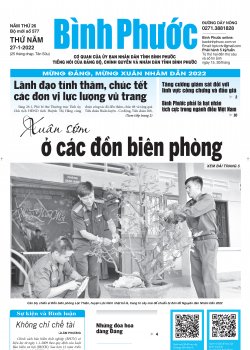 Báo in số 577 Thứ Năm 27-1-2022 