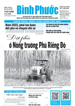 Báo in số 587 Thứ Năm 10-2-2022