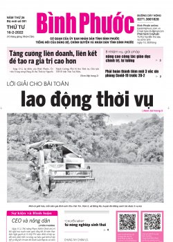 Báo in số 591 Thứ Tư 16-2-2022 