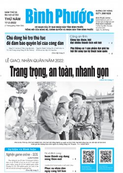 	Báo in số 592 Thứ Năm 17-2-2022