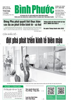 Báo in số 600 Thứ Ba 01-3-2022