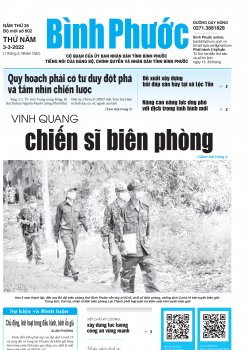Báo in số 602 Thứ Năm 03-3-2022