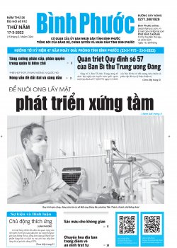 Báo in số 612 Thứ Năm 17-3-2022