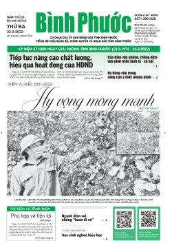 Báo in số 615 Thứ Ba 22-3-2022