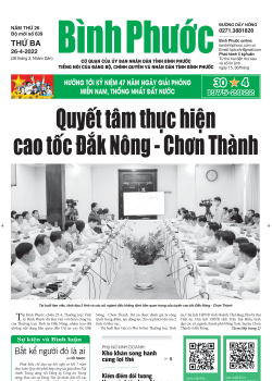 Báo in số 639 Thứ Ba 26-4-2022 