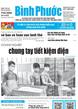 Báo in số 641 Thứ Năm 28-4-2022 
