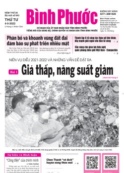 Báo in số 643 Thứ Tư 04-5-2022 	