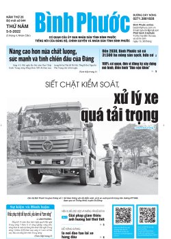 Báo in số 644 Thứ Năm 05-5-2022 
