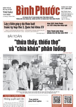 Báo in số 650 Thứ Sáu 13-5-2022