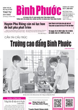 Báo in số 658 Thứ Tư 25-5-2022