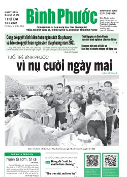 Báo in số 672 Thứ Ba 14-6-2022 
