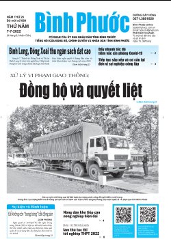 Báo in số 689 Thứ Năm 7-7-2022 