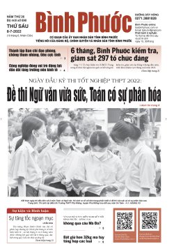 Báo in số 690 Thứ Sáu 8-7-2022 
