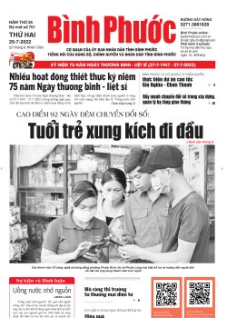 Báo in số 701 Thứ Hai 25-7-2022 	