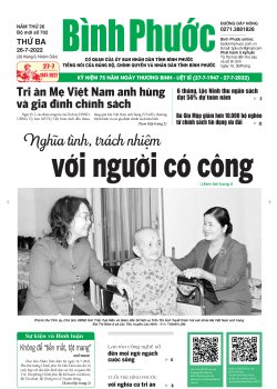 Báo in số 702 Thứ Ba 26-7-2022 	