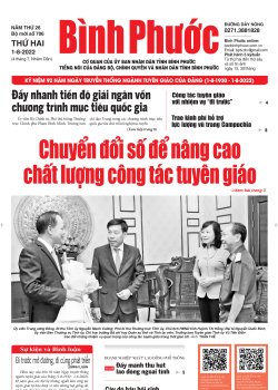 Báo in số 706 Thứ Hai 1-8-2022 