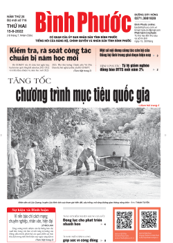 Báo in số 716 Thứ Hai 15-8-2022 