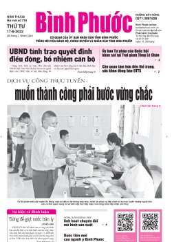 Báo in số 718 Thứ Tư 17-8-2022 