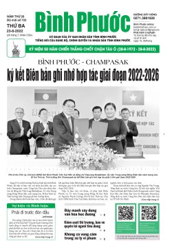 Báo in số 722 Thứ Ba 23-8-2022 