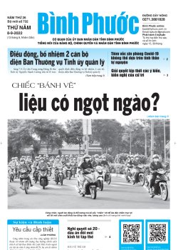 Báo in số 732 Thứ Năm 08-9-2022