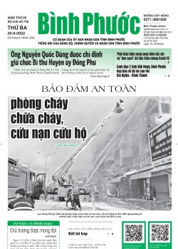 Báo in số 740 Thứ Ba 20-9-2022 	