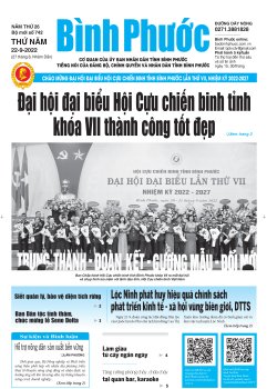 Báo in số 742 Thứ Năm 22-9-2022 