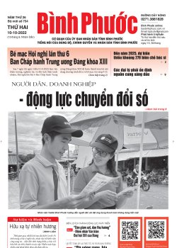 Báo in số 754 Thứ Hai 10-10-2022