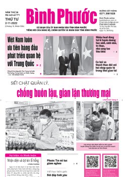 Báo in số 771 Thứ Tư 2-11-2022