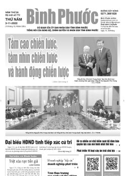 Báo in số 772 Thứ Năm 3-11-2022