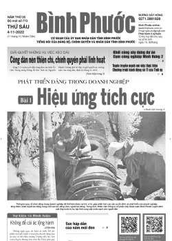 Báo in số 773 Thứ Sáu 4-11-2022