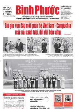 Báo in số 774 Thứ Hai 7-11-2022