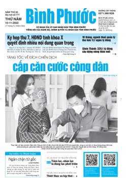 Báo in số 777 Thứ Năm 10-11-2022