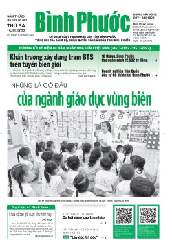 Báo in số 780 Thứ Ba 15-11-2022