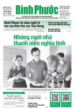 Báo in số 785 Thứ Ba 22-11-2022 