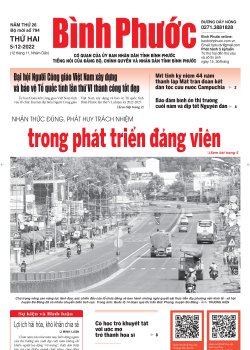 Báo in số 794 Thứ Hai 5-12-2022
