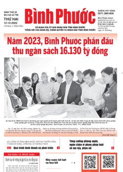 Báo in số 799 Thứ Hai 12-12-2022 