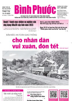 Báo in số 801 Thứ Tư 14-12-2022 