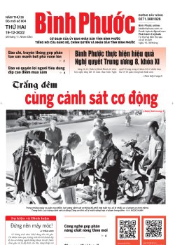 Báo in số 804 Thứ Hai 19-12-2022 