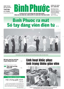 Báo in số 810 Thứ Ba 27-12-2022 