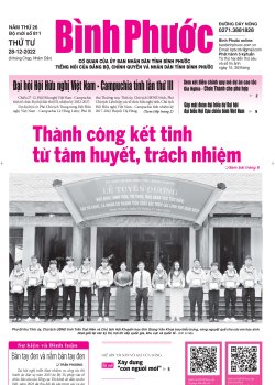 Báo in số 811 Thứ Tư 28-12-2022 