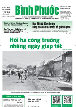 Báo in số 819 Thứ Ba 10-1-2023 