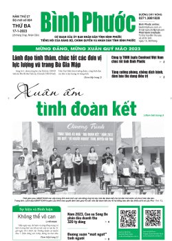 Báo in số 824 Thứ Ba 17-1-2023 